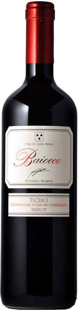 Merlot Ticino DOC Baiocco 15er 2.020 Guido Brivio