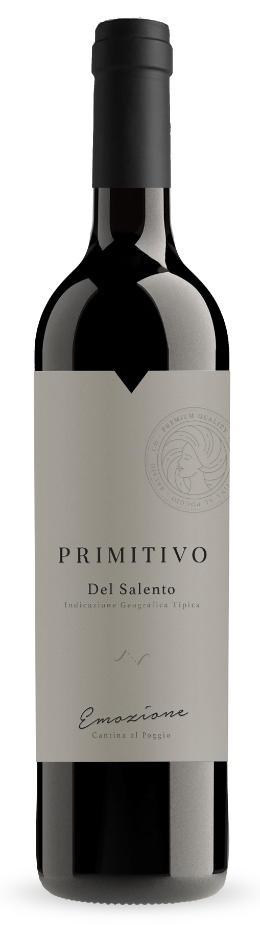 Primitivo del Salento IGT 2.017 Emozione Cantina al Poggio