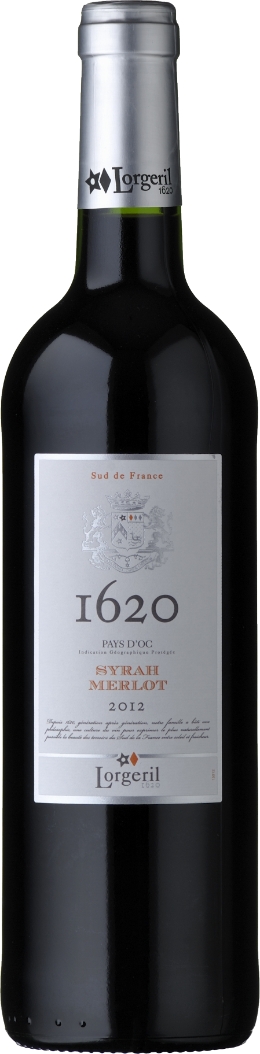 Syrah Merlot 1620 Pays d'Oc 2.019 Vignobles Lorgeril