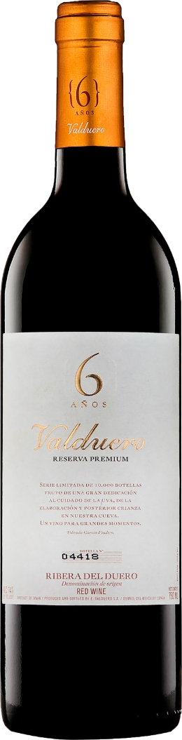 Valduero Res.Premium 6 años 2.010 Bodegas Valduero