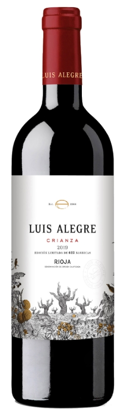 Rioja Vino Tinto Crianza DOCa 2.019 Luis Alegre