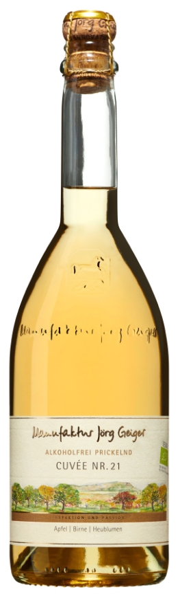 "Bio Cuvée Nr.21" Sparkling 0 Alkoholfrei, Jörg Geiger