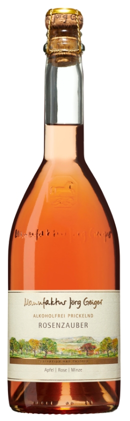 "Rosenzauber" Rosé Sparkling 0 Alkoholfrei, Jörg Geiger