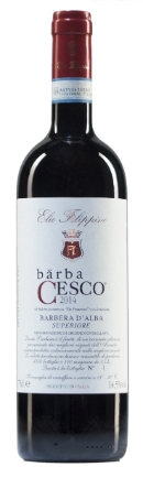 Bärba Cesco Barbera d'Alba Sup 2.020 Superiore. Elio Filippino