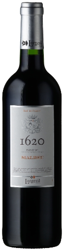 Malbec 1620 Pays d'Oc 2.021 Vignobles Lorgeril